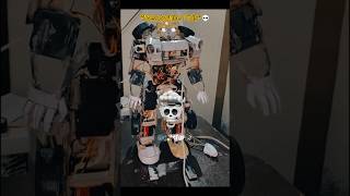 Convertible paper robot!☠️ #shorts