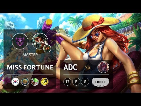 Miss Fortune ADC vs Xayah - KR Master Patch 9.20