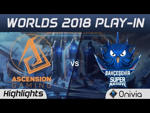 ASC vs SUP Highlights Worlds 2018 Play In Ascension Gaming vs SuperMassive Esports by Onivia