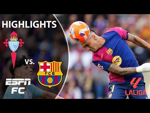 WILD COMEBACK 🔥 Celta Vigo vs. Barcelona | LALIGA Highlights | ESPN FC