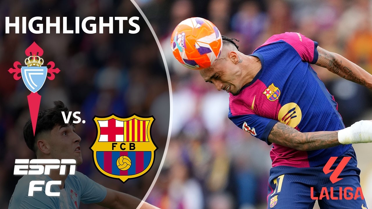 WILD COMEBACK 🔥 Celta Vigo vs. Barcelona | LALIGA Highlights | ESPN FC