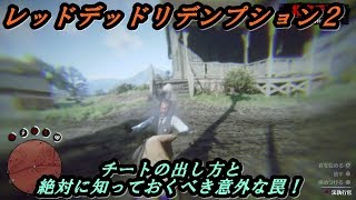 【有吉絶賛のレッドデッドリデンプション2】チートの出し方とその時気づいてしまった意外な罠