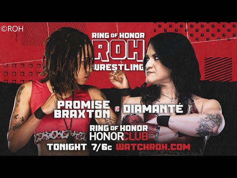 Diamante vs Promise Braxton / Singles Match / ROH Honor Club TV #14 / WWE 2K23