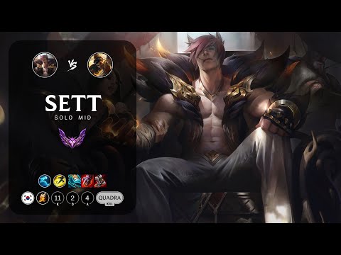 Sett Mid vs Akshan - KR Master Patch 13.6