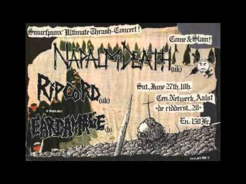 30 Years Ago: NAPALM DEATH and RIPCORD live in Belgium | Todestrieb