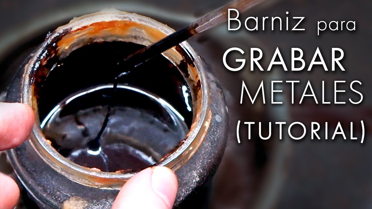 Cómo hacer BARNIZ para GRABAR METAL ✅ Receta tradicional para grabar al ácido o con electricidad