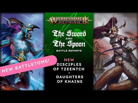 Disciples of Tzeentch v Daughters of Khaine #games #ageofsigmar #newaos #adwip