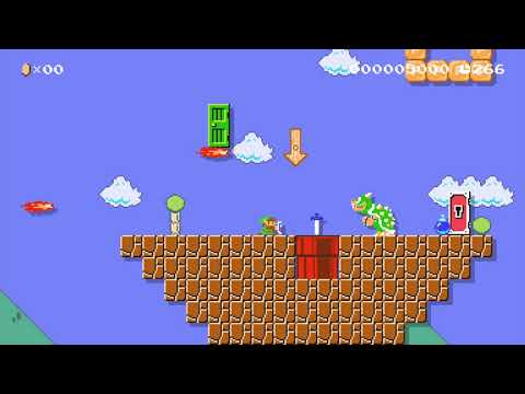 スマブラ　　リンクVSクッパ by haruki*_* - Super Mario Maker 2 - No Commentary 1bz