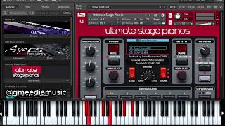 Popular Kontakt piano Library Video Test - Nord, synthage, keyscape, motif, S90.(No Talking & No Fx)