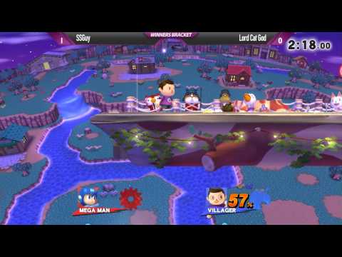 S11 Smash Wii U - SSGuy (Mega Man) vs Lord Cat God (Villager) - Winners Bracket