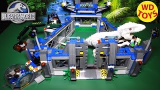 New LEGO INDOMINUS REX BREAKOUT - 2015 Jurassic World Set 75919 - Unboxing & Review By WD Toys