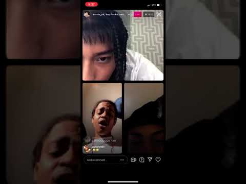 Kay Flock Arguing With Rah Gz On Escoo Gz IG Live