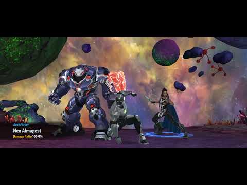 Marvel Future Fight - T4 Ironman (Model NIL) - Dormammu GBR Solo - 61 secs - Mighty Energy