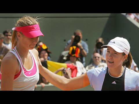 Maria Sharapova vs Justine Henin 2005 Roland Garros QF Highlights