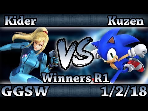GGSW 65 - Kider (ZSS) Vs. Kuzen (Sonic) Smash Wii U Winners R1 - Smash 4