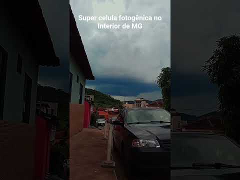 Super célula fotogênica em MG #storm #supercelula  #tempestade #stormchasing