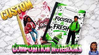 How to Customize Composition Notebooks. Back to School Edition
