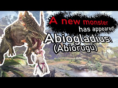 Monster Hunter NEW Monster! Abiorugu/Abiogladius for Monster Hunter World Iceborne from Resurgence