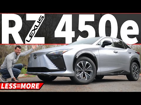 This "basic" 2023 Lexus RZ 450e is buttery smooth with MORE range...