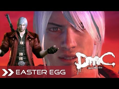 DmC:Devil May Cry 2013 (PS3) - "Not in a million years" white hair wig joke cutscene (Easter egg) HD