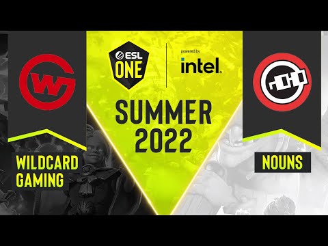 Dota2 - Wildcard Gaming vs. Nouns - Game 3 - DPC NA Tour 3 - ESL One Summer 2022