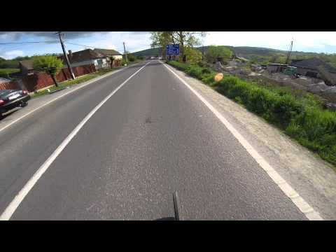 Cycling in Micfalău, Mikóújfalu, Romania