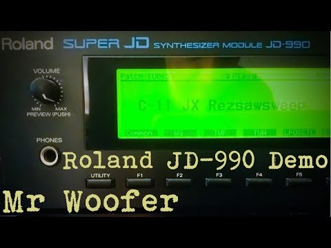 Roland JD-990 with Vintage Synth expansion card and 1.05 | Reverb