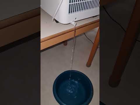Removing water from portable AC #shorts #viral #fyp #trending