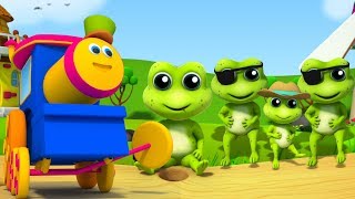 Download lagu bob kereta | lima kodok kecil berbintik | lagu anak-anak | Kids Song | Five Little Speckled Frogs mp3