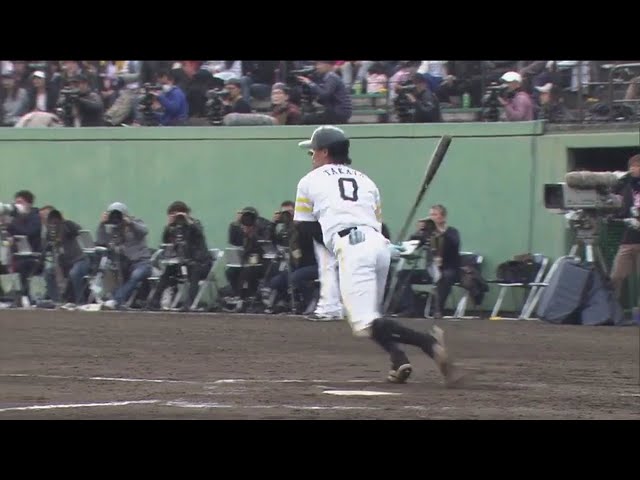 【7回裏】ホークス・高田がタイムリーを放ち追加点!! 2018/3/13 H-G