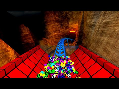 Dangerous Roller Coaster - Proliferation Survival Marble Race in Unity