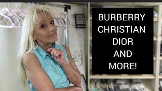 BURBERRY CHRISTIAN DIOR AND MORE! Thrift Haul For eBay Poshmark