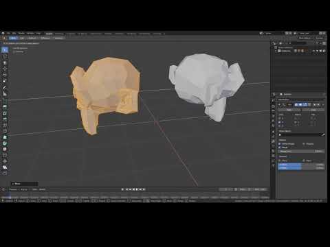 Blender 2.8 Mirror Modifier Tutorial