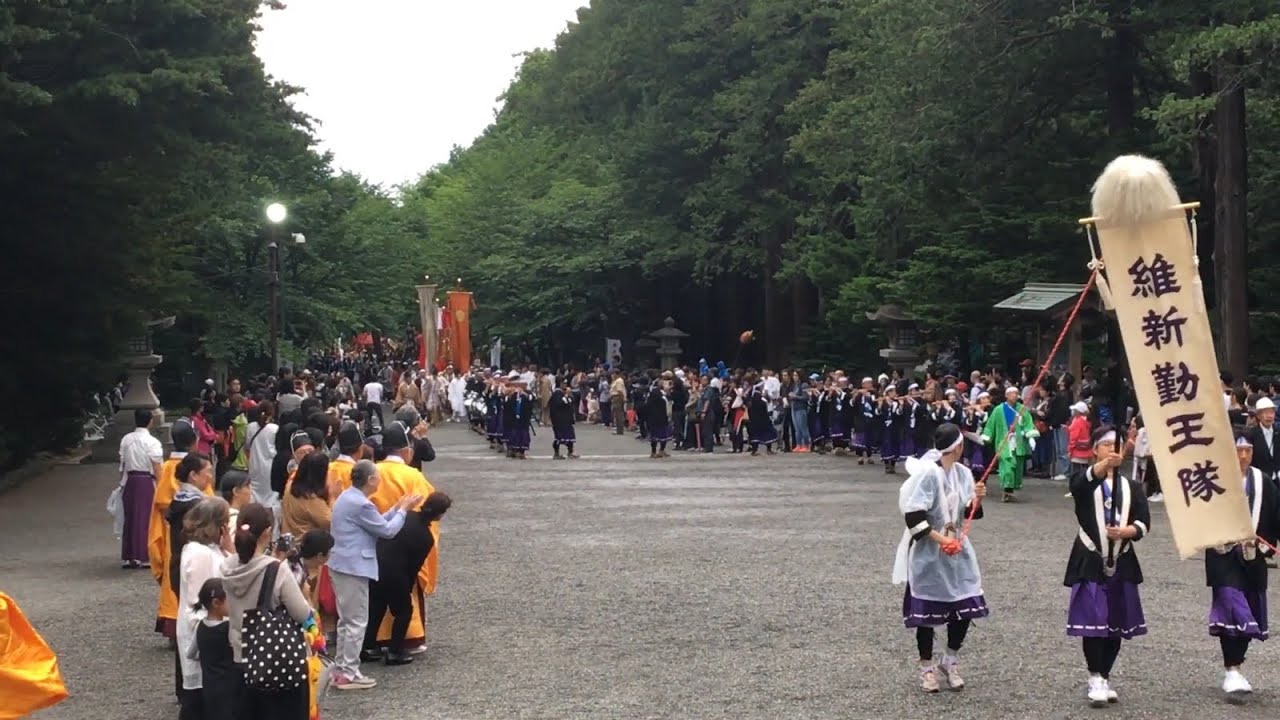 令和元年 北海道維新勤王隊 神輿渡御 (戊辰行進曲)