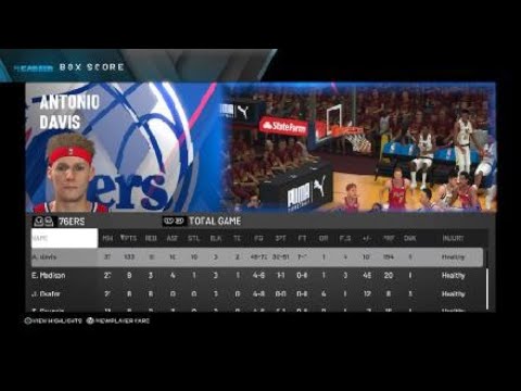 I scored 130 points and a quadruple double!! (2k20)