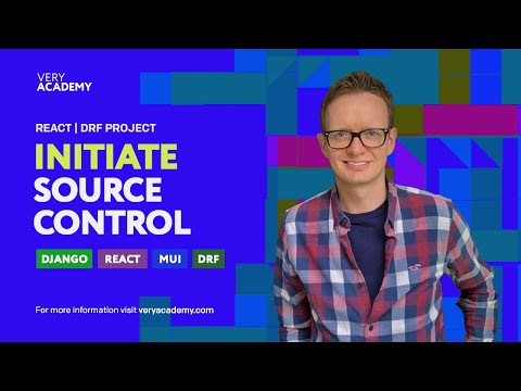 Full Stack React Django DRF | Chat App | Initiating Project Source Control thumbnail