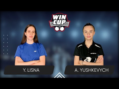 15:00 Yaroslava Lisna - Anastasiia Yushkevich 08.10.2025 WINCUP Women Professional. TABLE 1