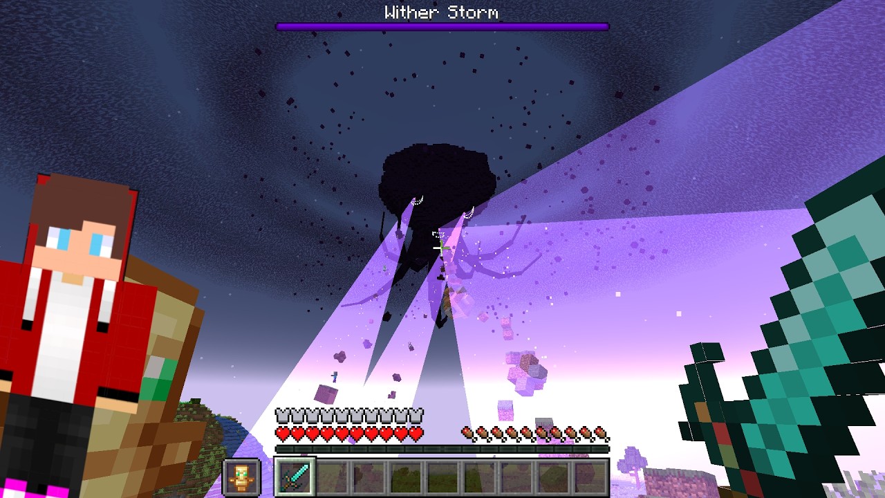 ウィザーストームの中に入って倒す！【マイクラ都市伝説討伐 Ep4】
