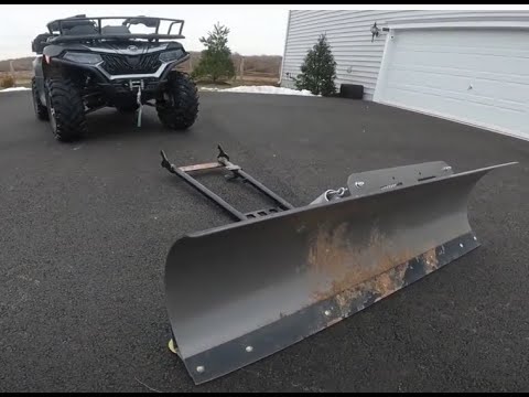 KFI Open Trail Plow on CFMOTO CFORCE 600 ATV