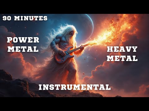 Astral Storm: Epic Instrumental Heavy & Power Metal Mix | 90 Minutes