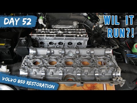 Volvo 850 Restoration - Head Gasket Replacement | First Start