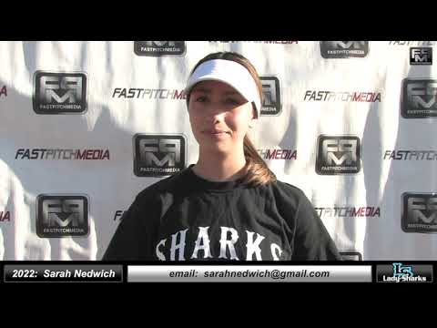 2022 Sarah Nedwich 4.65 GPA - Pitcher and Outfield Softball Skills Video - San Jose Lady Sharks