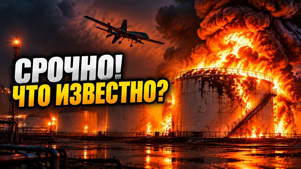 ⚡ Удар дронів спалив ключову нафтобазу біля Москви! росіяни в паніці зняли р