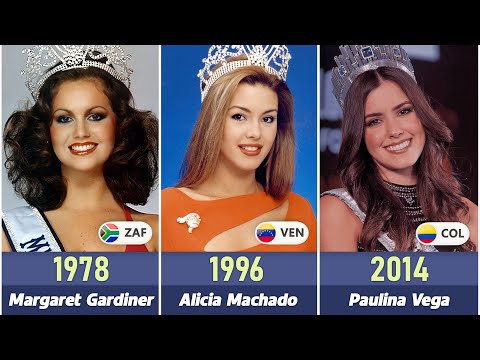 ALL MISS UNIVERSE WINNERS (1952-2025)