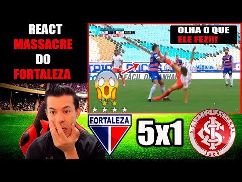 REACT FORTALEZA 5x1 INTERNACIONAL - CAMPEONATO BRASILEIRO 2021.