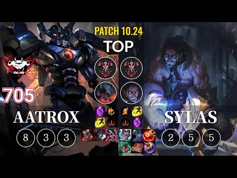 JDG 705 Aatrox vs Sylas Top - KR Patch 10.24