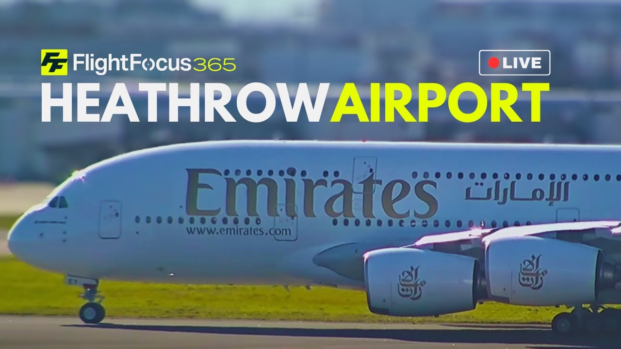 London Heathrow Airport Live LHR - Wednesday 5th March 2025