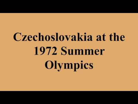 Czechoslovakia at the 1972 Summer Olympics
