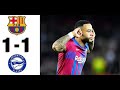 Barcelona vs Alaves 1-1 Extended Highlights & All Goals 2021 HD
