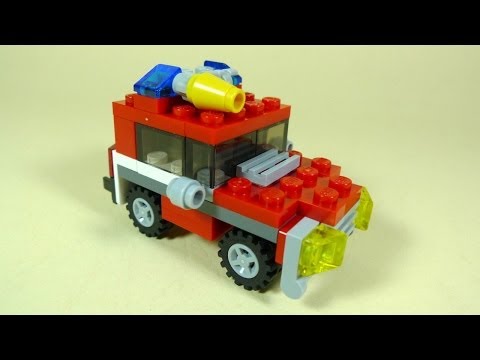 Vidéo LEGO Creator 6911 : Le mini camion de pompier